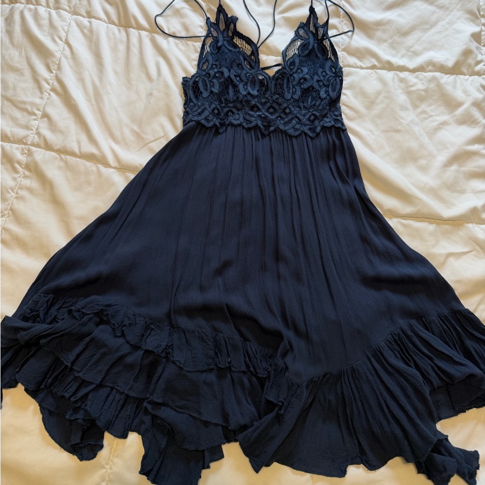 Free People Adella Slip Mini Dress - Picture 2 of 3